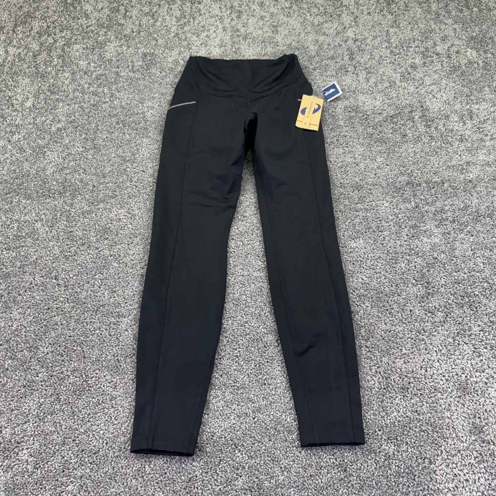 Asics Cold Weather Leggings Womens S Black Athletic